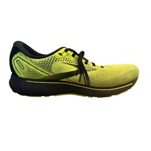 Brooks Men’s Ghost 14 Running Shoes Size 14 Neon Yellow/Black Athletic Sneakers
